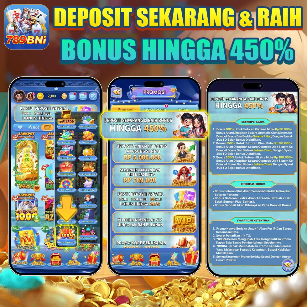promo 789bni - deposit sekarang & raih bonus hingga 450%